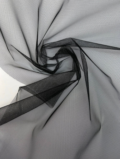 Polyamide Cotton Mesh Black
