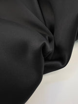 Black Satin Viscose Fabric