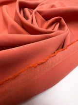 Orange Stretch Knitted Polyamide Fabric