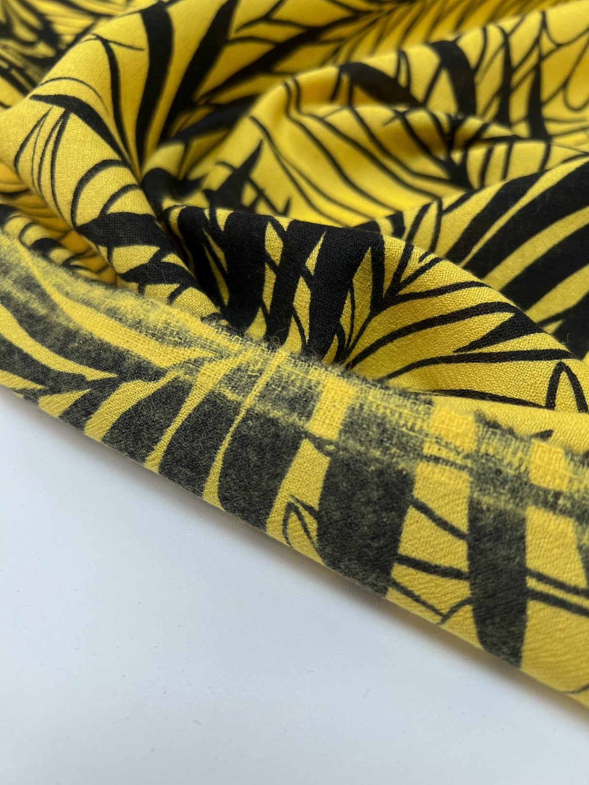 Wool Floral Print Yellow