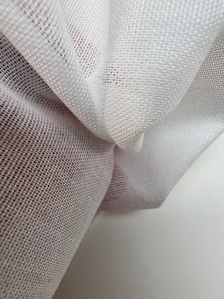 Cotton Interlining White Plain Weave