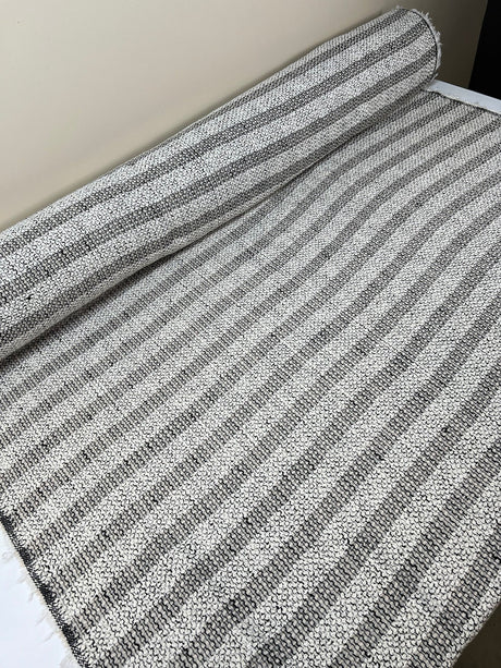 Wool Tweed Suit Fabric White Beige Black