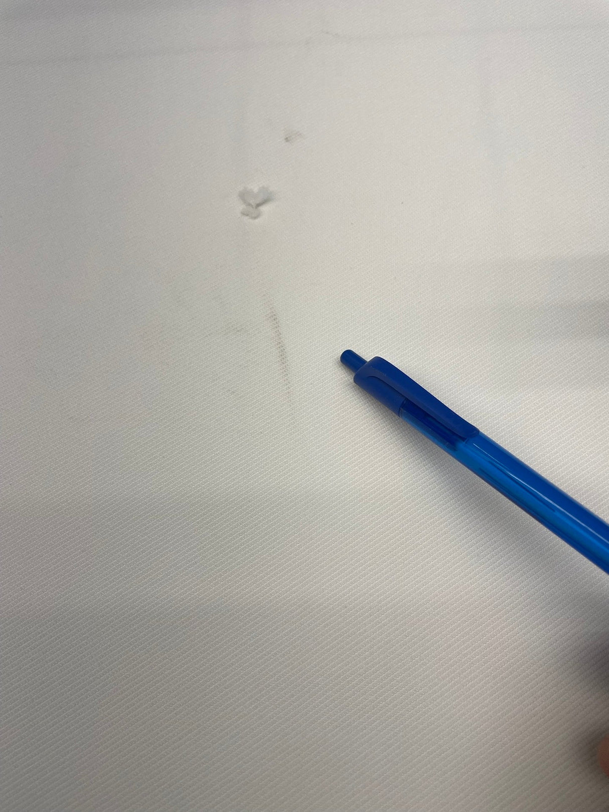 White Knitted Polyester Elastane Sportswear Fabric