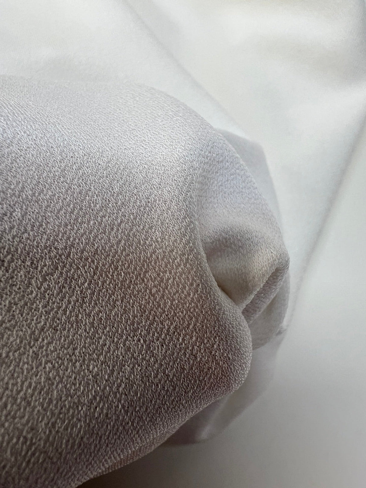 Viscose Knit White Shades Stretch Fabric