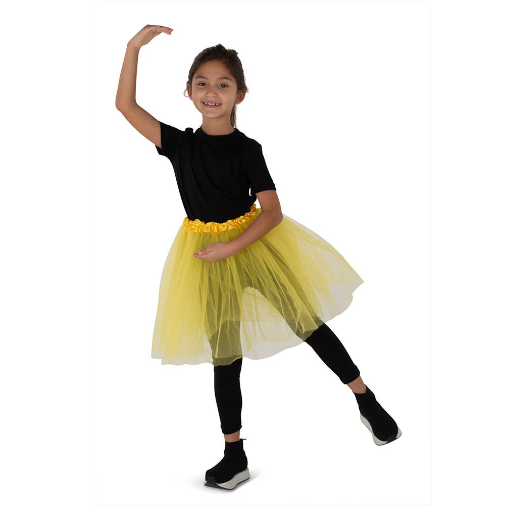 3 Layered Tutu Skirt, Set of 5 Colors - Kids