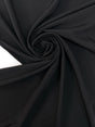 Black Crepe Blend Fabric