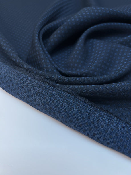 Polyester Jacquard Polka Dot Fabric