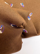 Acrylic Twill Multicolour Abstract Print