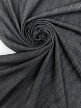 Cotton Denim Twill Gray Black