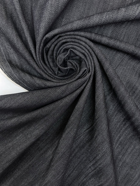 Cotton Denim Twill Gray Black
