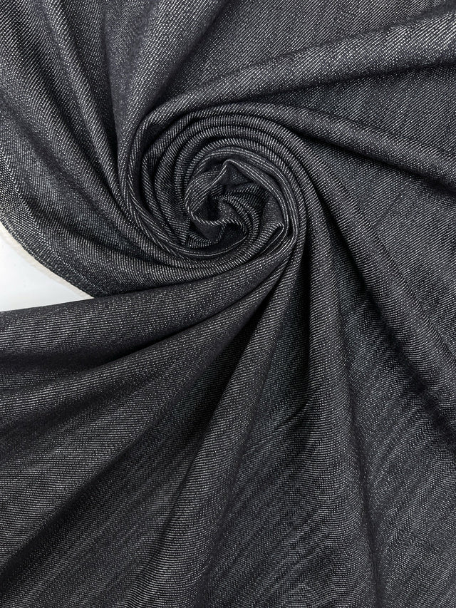 Cotton Denim Twill Gray Black