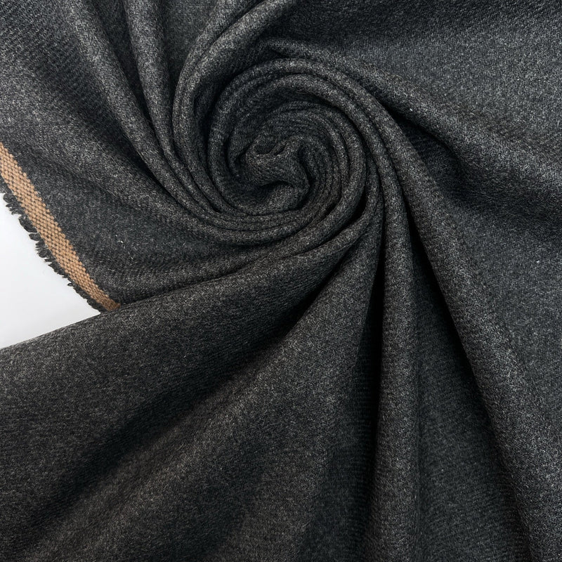 Italian Gray Wool Tweed