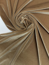 Polyester Elastane Velour Beige