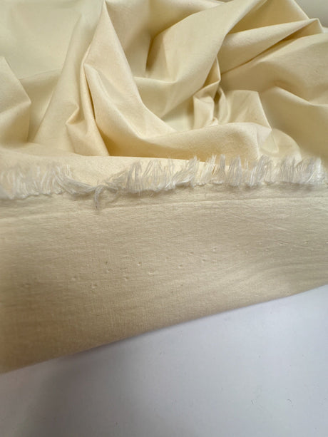 Cotton Polyamid Woven Beige Suiting
