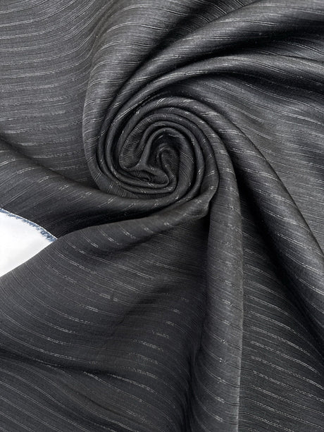 Viscose Blend Striped Fabric