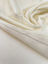 Viscose Cotton Pile Fabric White