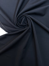 Blue Herringbone Wool Fabric