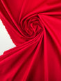 Red Cotton Stretch Twill Fabric