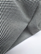 Cotton Suit Fabric Black White