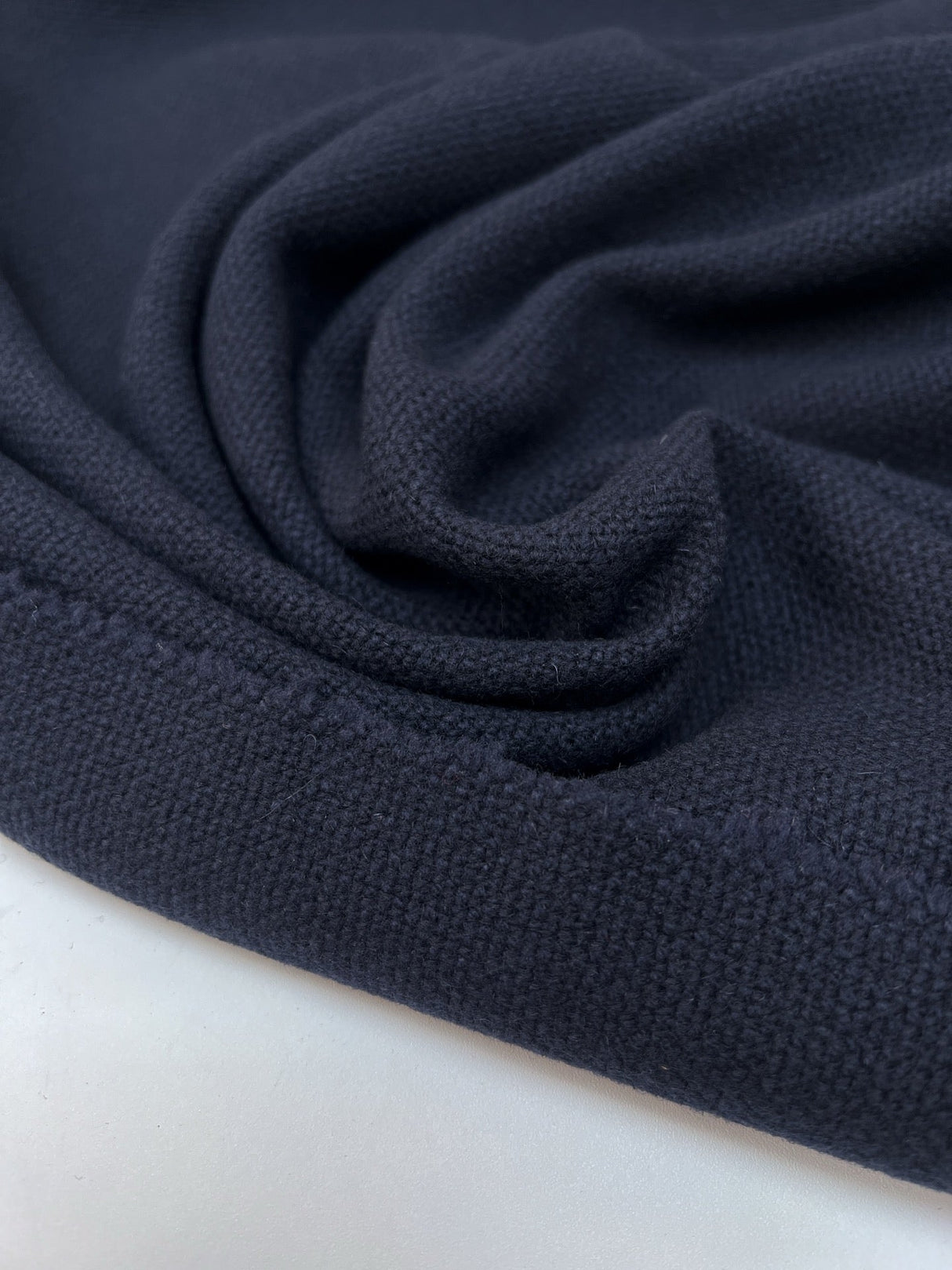Blue Wool Suit Fabric