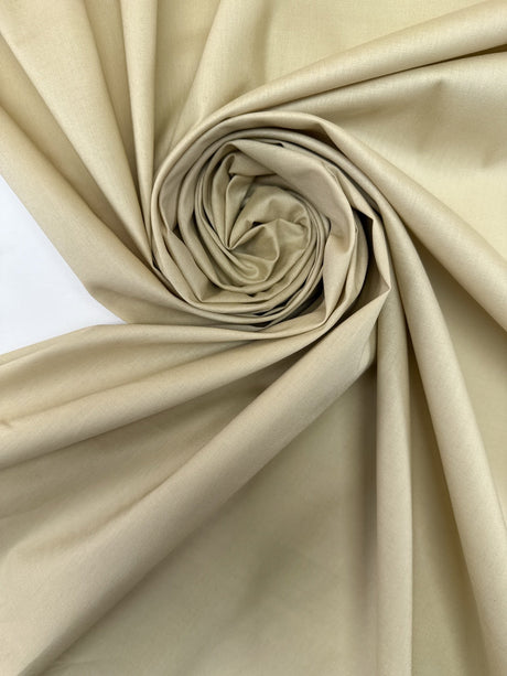 Beige Viscose Elastane Woven