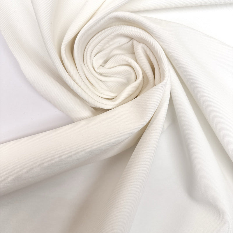 White Polyester Knitted Fabric