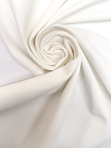 White Polyester Knitted Fabric