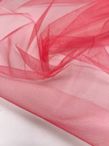 Pink Polyamide Stretch Mesh
