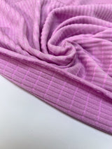 Pink Polyamide Elastane Ribbed Knit