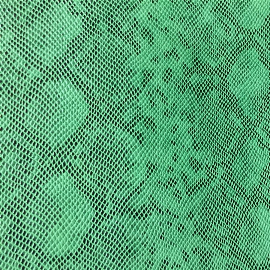 Green Black Matte Snake Vinyl Fabric,
