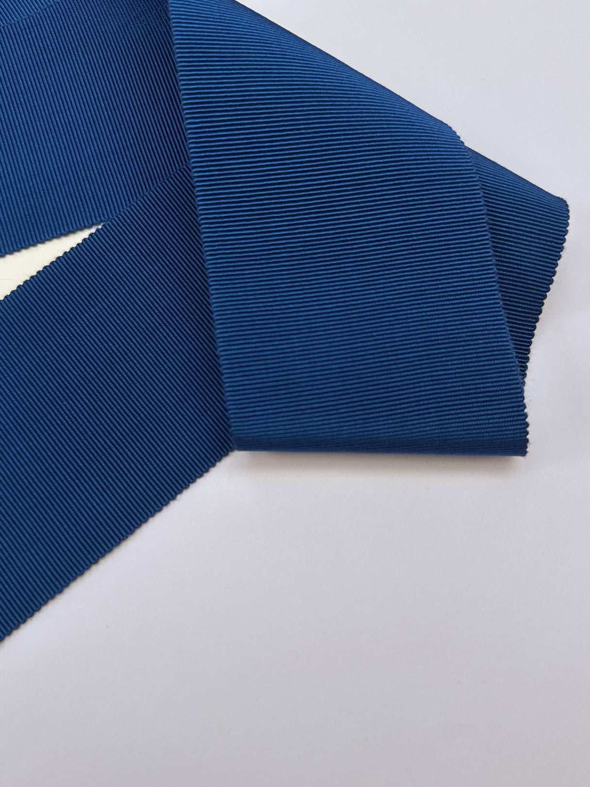 Blue Viscose Rep Weave Sewing Notions