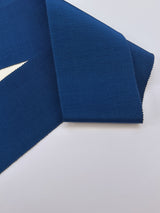 Blue Viscose Rep Weave Sewing Notions
