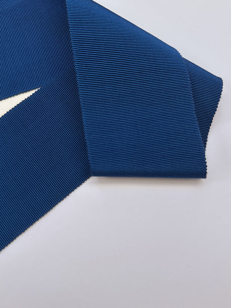 Blue Viscose Rep Weave Sewing Notions