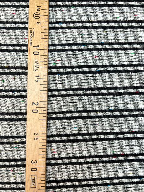 Italian Wool Striped Fabric Multicolour