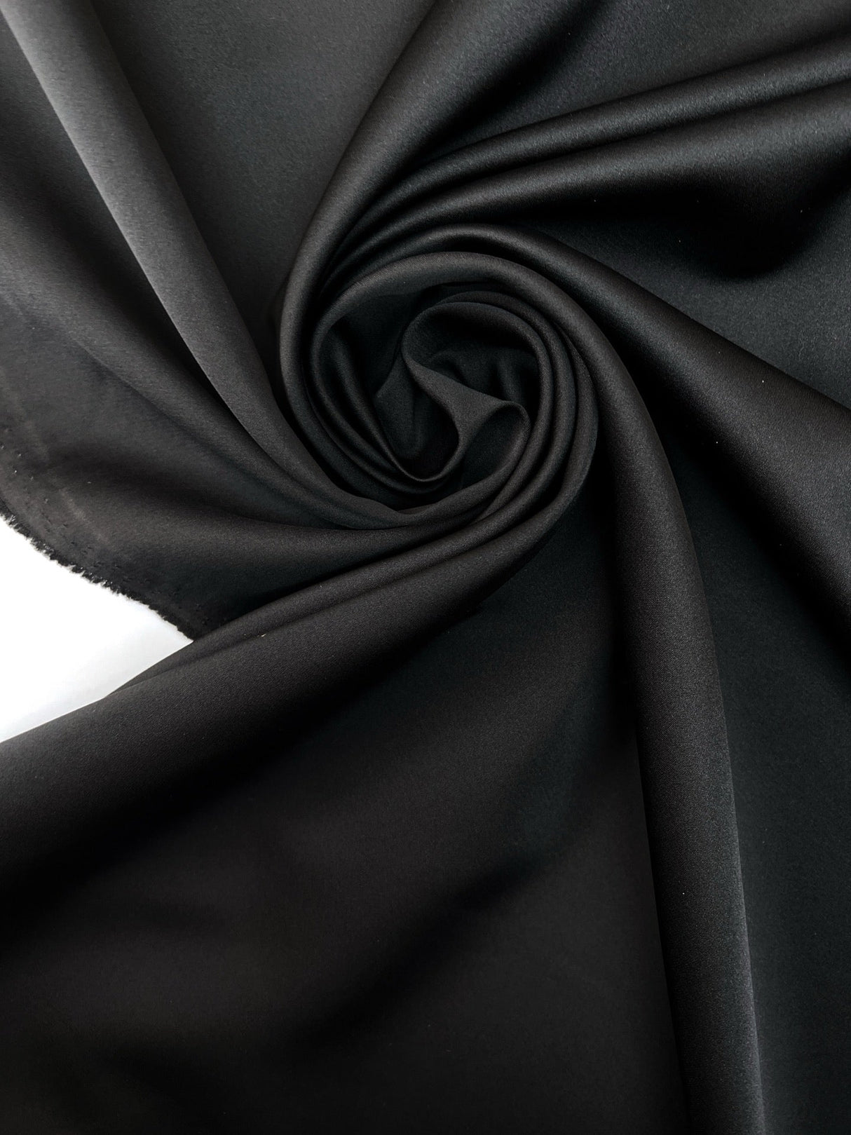 Black Doubleface Polyamide Fabric