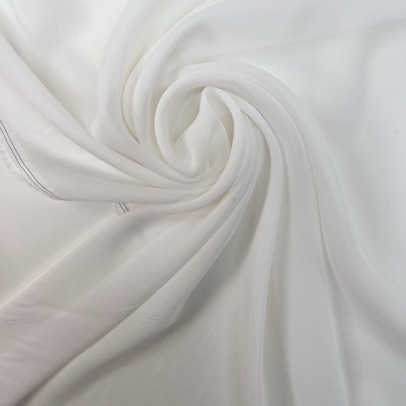Viscose Crepe White Shade