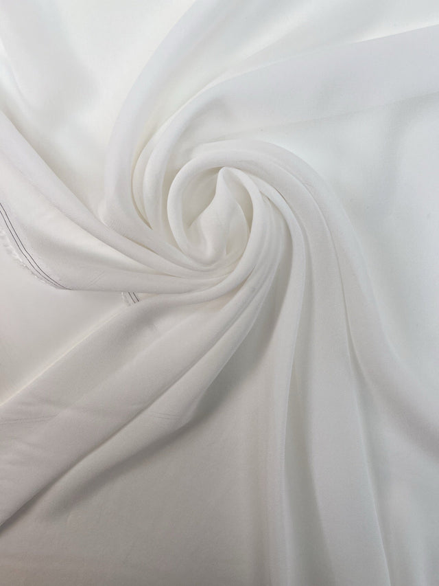Viscose Crepe White Shade