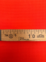 Polyamide Elastane Knitted Fabric Checked Orange