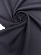 Black Wool Twill Fabric