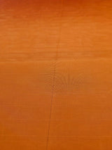 Orange Moiré Knitted Viscose Stretch Fabric