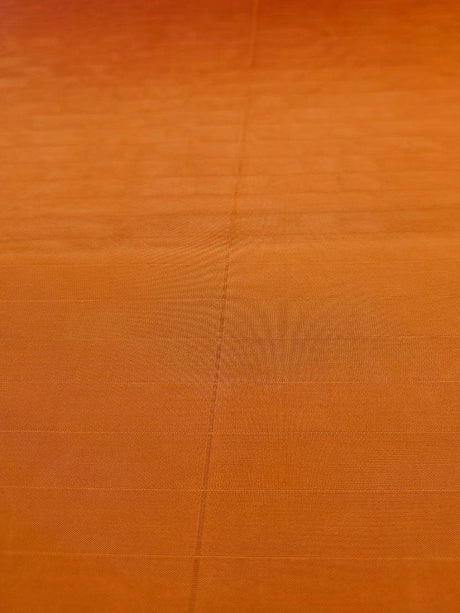 Orange Moiré Knitted Viscose Stretch Fabric