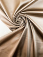 Golden Satin Stretch Fabric