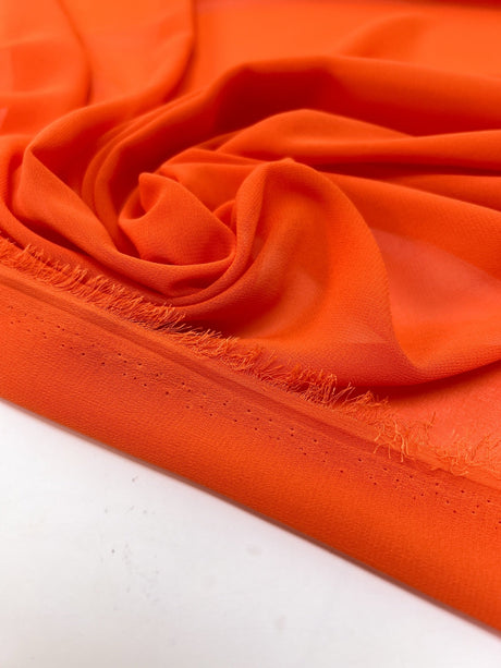 Polyester Crepe Orange