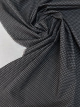 Cotton Poplin Gray Geometric Print