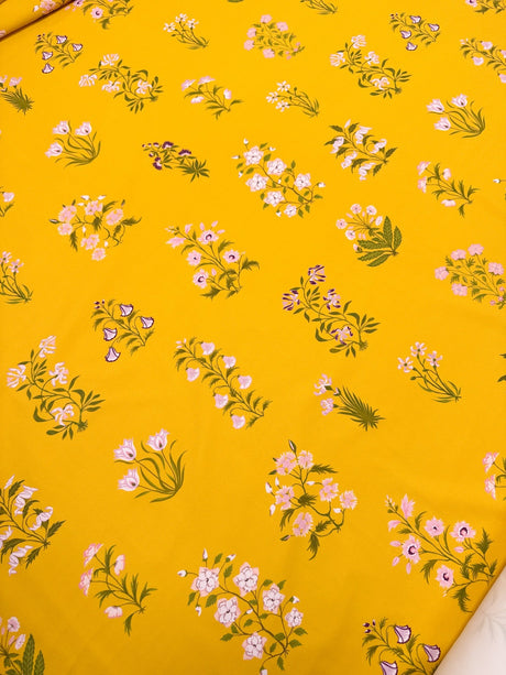 Polyamide Elastane Floral Knit