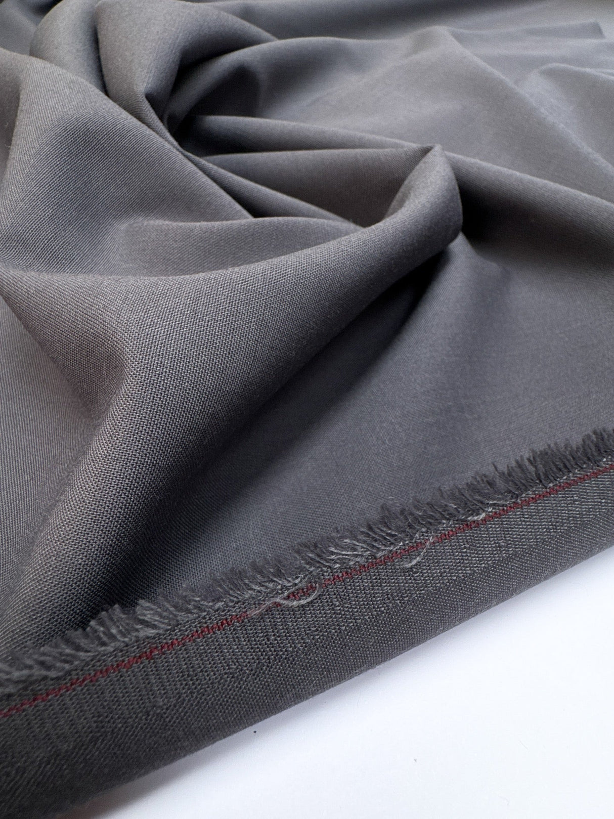 Polyester Virgin Wool Elastane Woven Gray