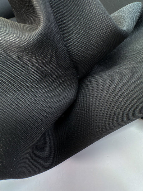 Black Wool Polyamid Woven
