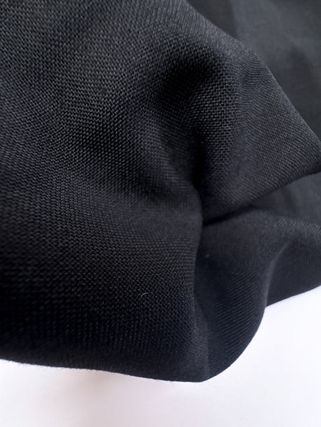 Wool Polyamide Plain Weave Gray Suiting