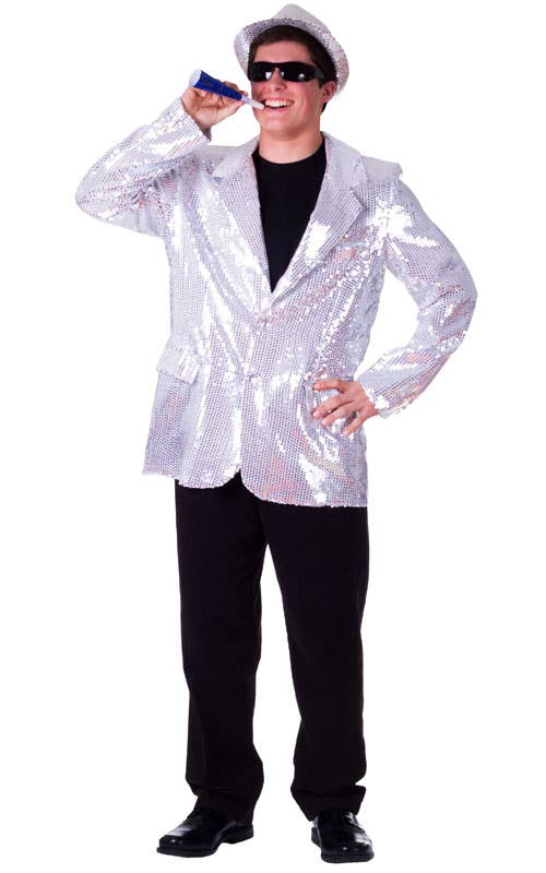 Silver Sequined Blazer Costume