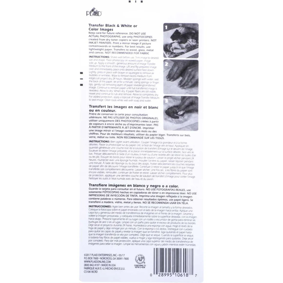 Mod Podge Image Transfer - Clear (2 oz Bottle)